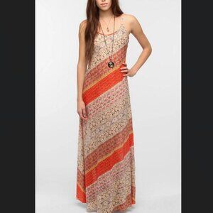 🍓Urban Outfitters-Staring At Stars-Boho-Floral-Maxi Dress-Beachy-Size Small🍋